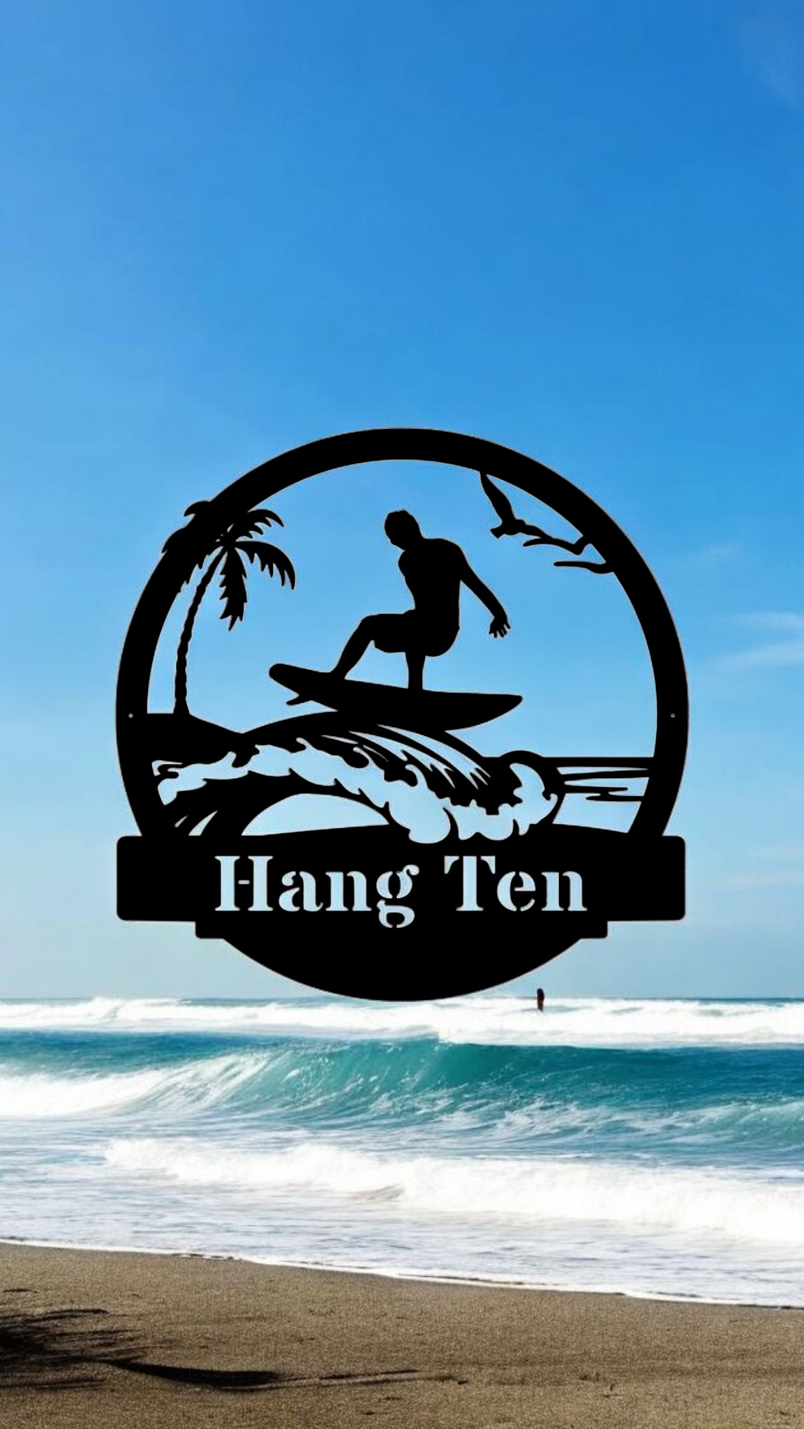 πββοΈ π Metal Surfing Sign