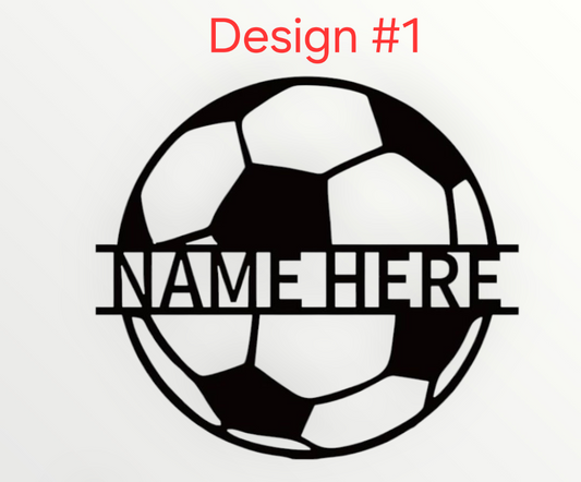 ⚽️ Soccer Metal Signs