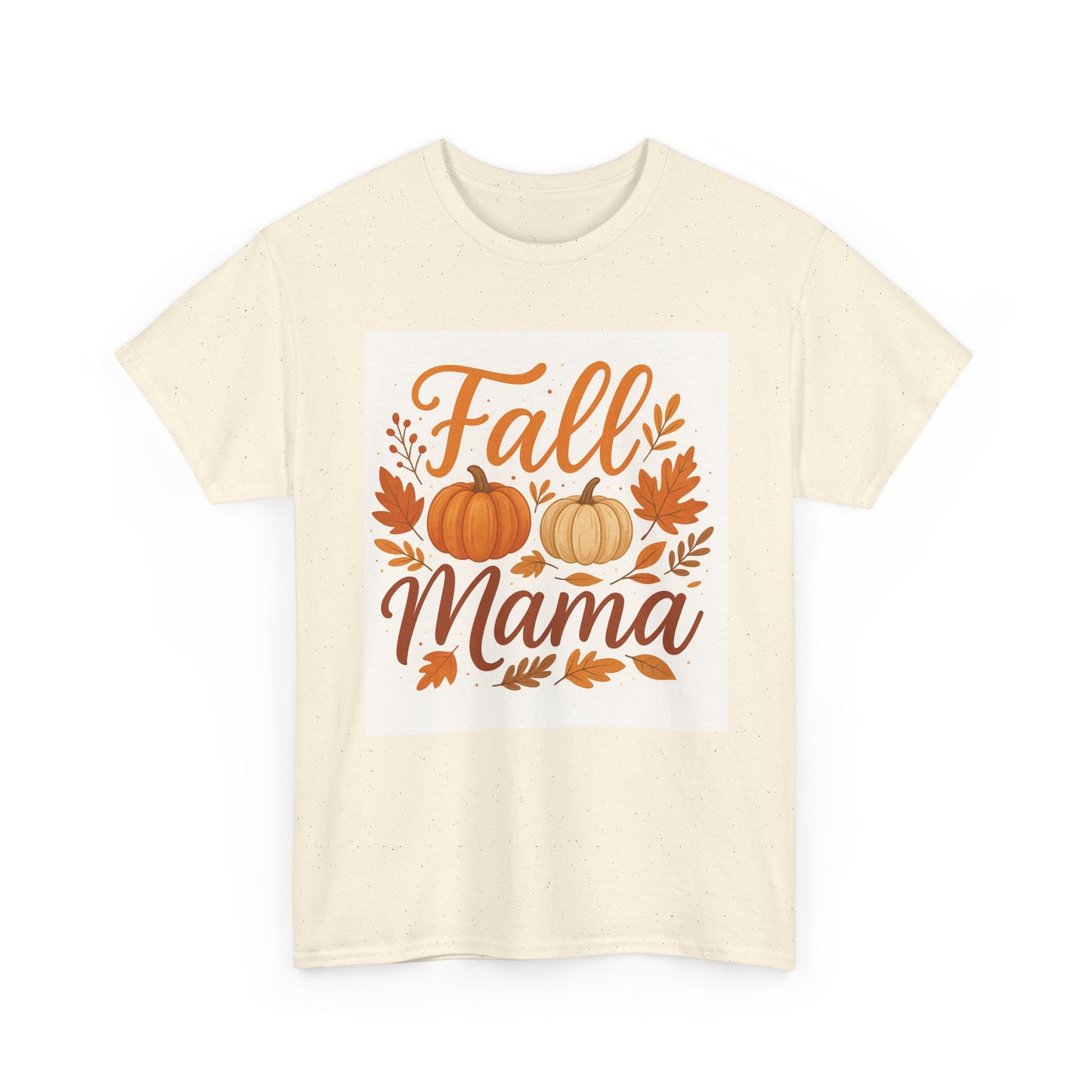Autumn Themed Unisex Tee with 'Fall Mama' Design, Cozy Fall Apparel, Family Gathering Shirt, Thanksgiving Gift, Seasonal T-Shirt