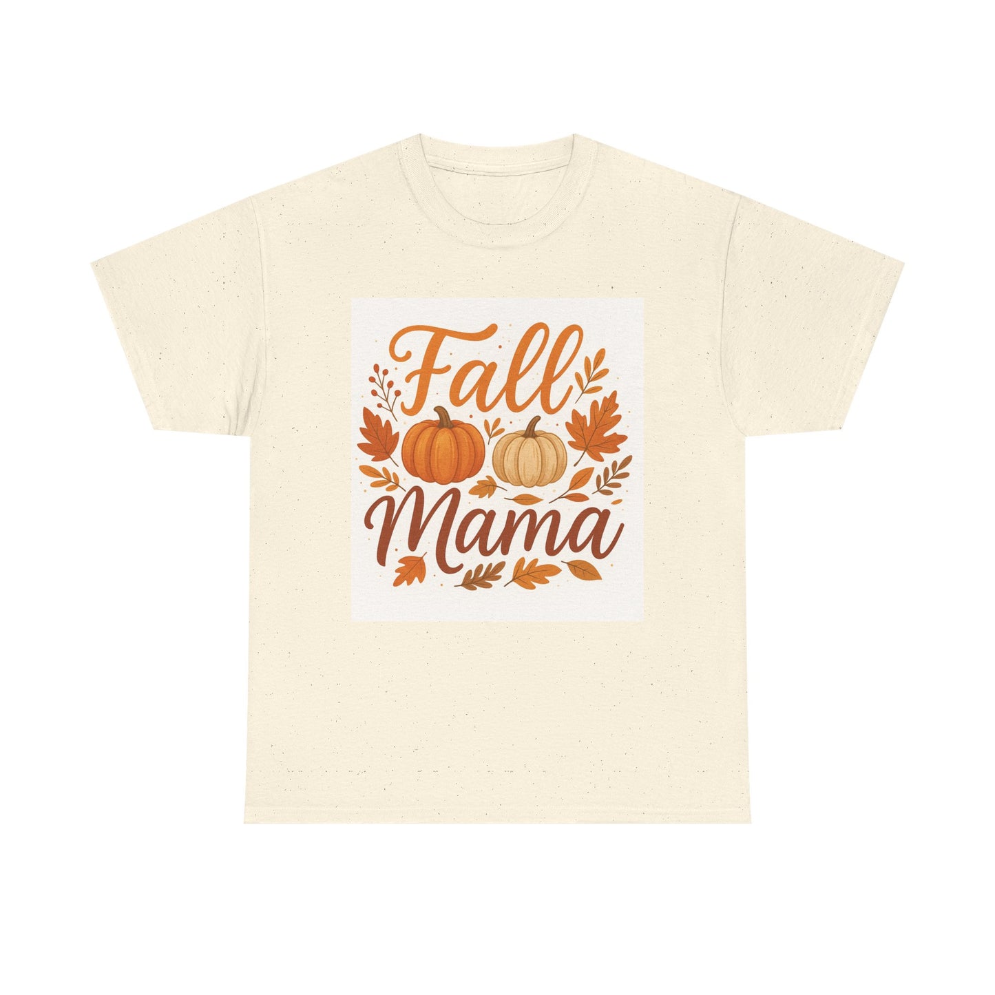 Autumn Themed Unisex Tee with 'Fall Mama' Design, Cozy Fall Apparel, Family Gathering Shirt, Thanksgiving Gift, Seasonal T-Shirt