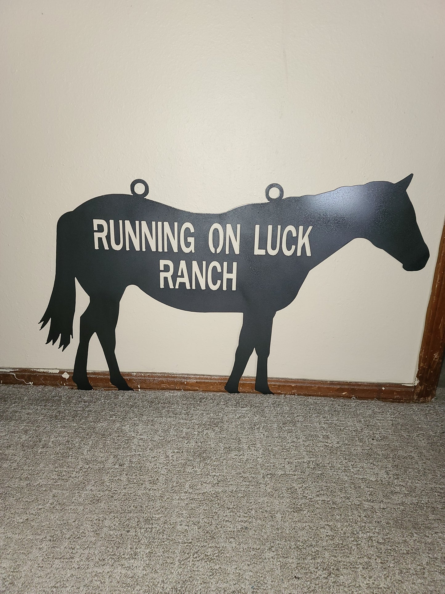 ANY Horse with words you want!