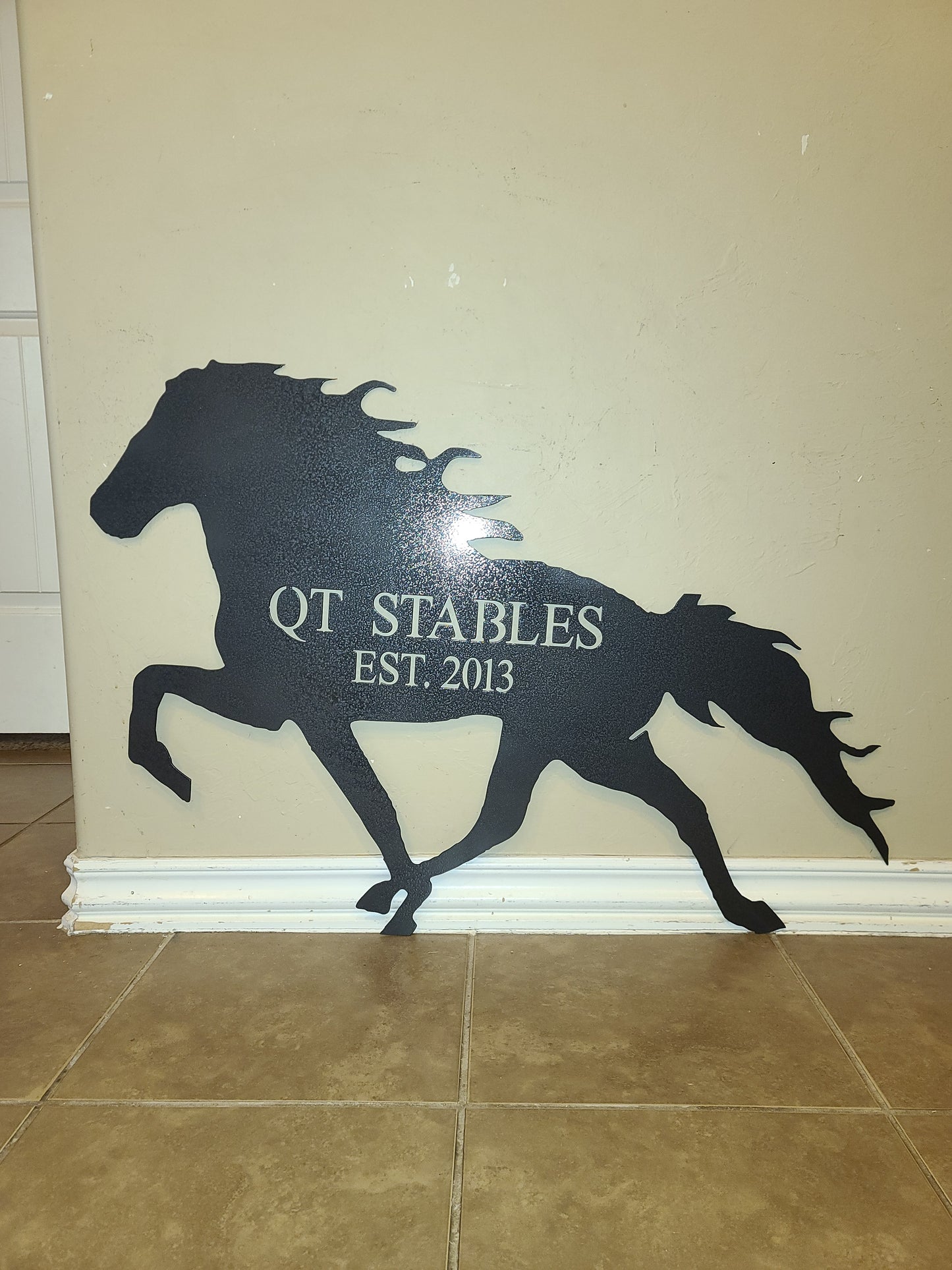 ANY Horse with words you want!