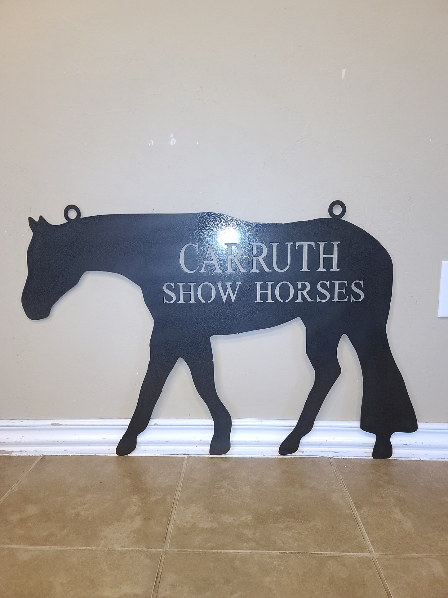 ANY Horse with words you want!