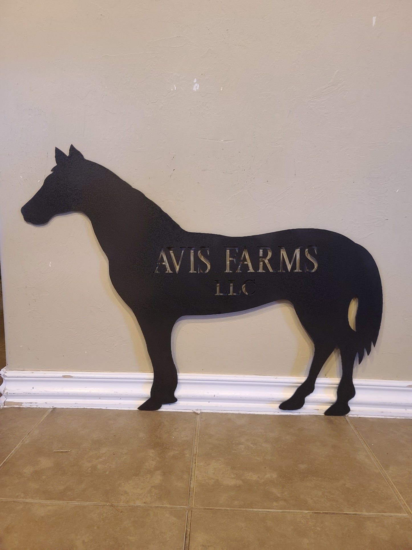 ANY Horse with words you want!