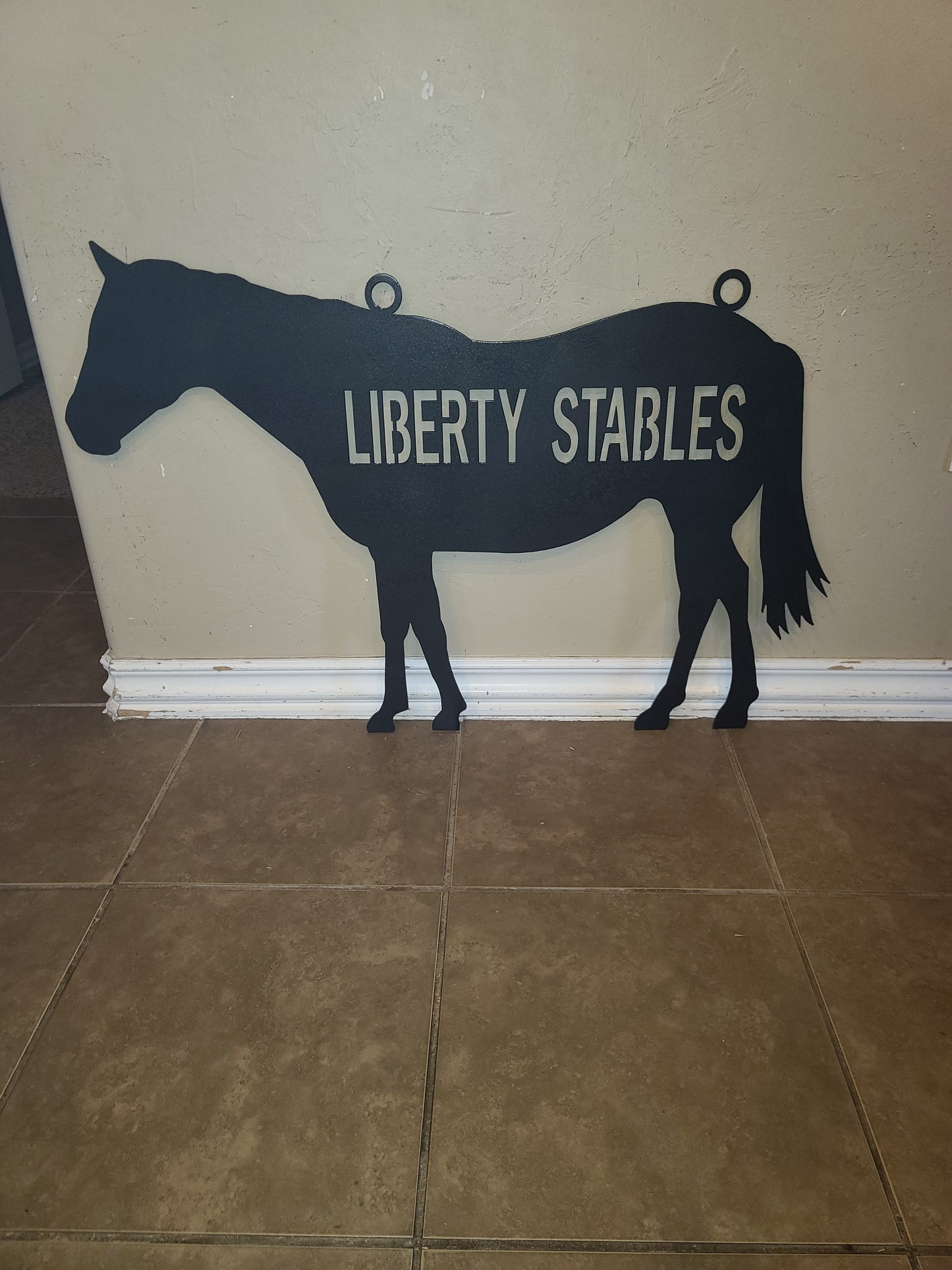 ANY Horse with words you want!