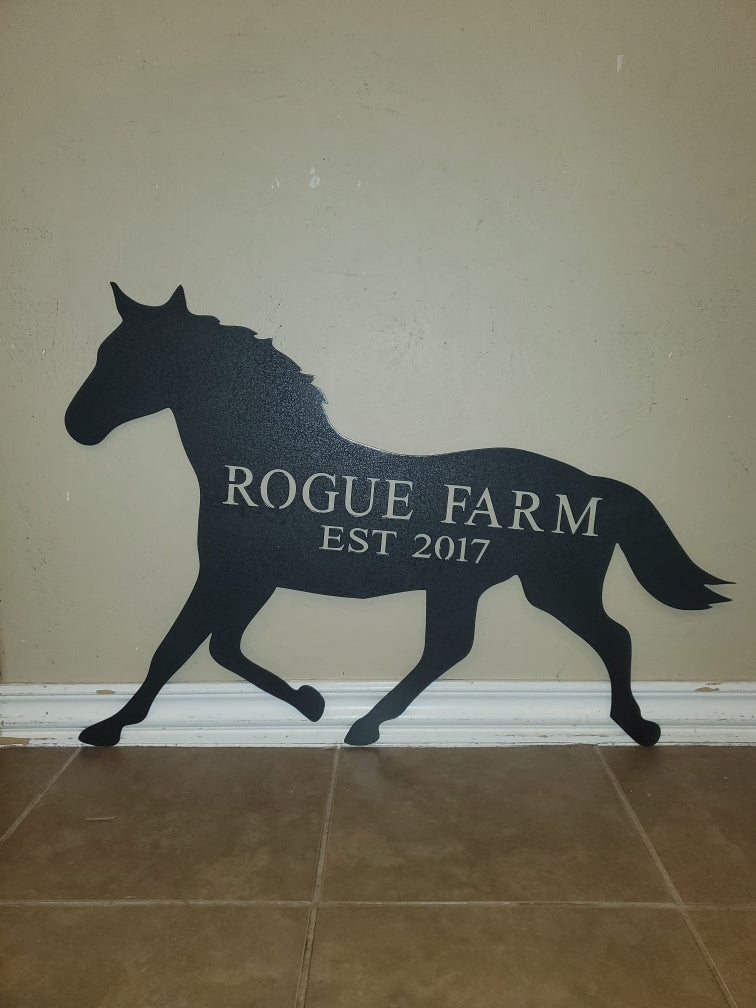 ANY Horse with words you want!