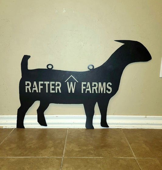Personalized Goat Signs