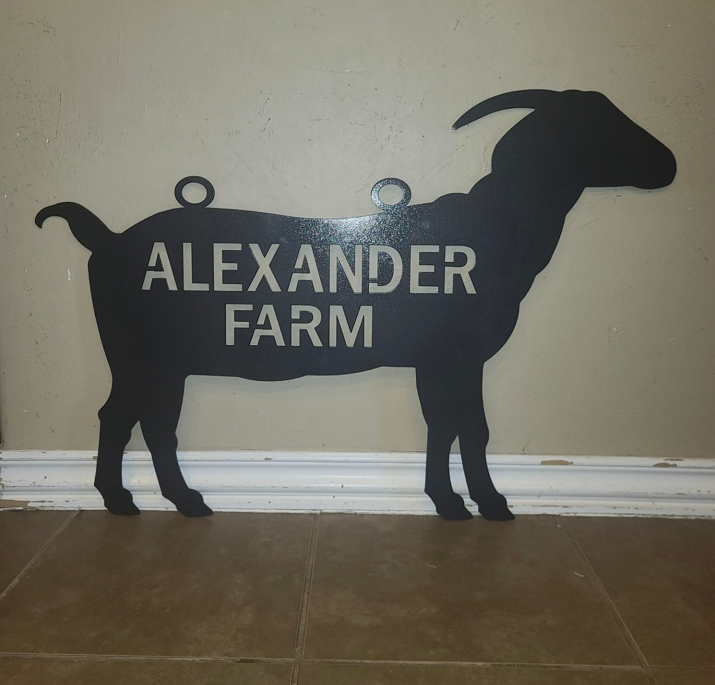 Personalized Goat Signs