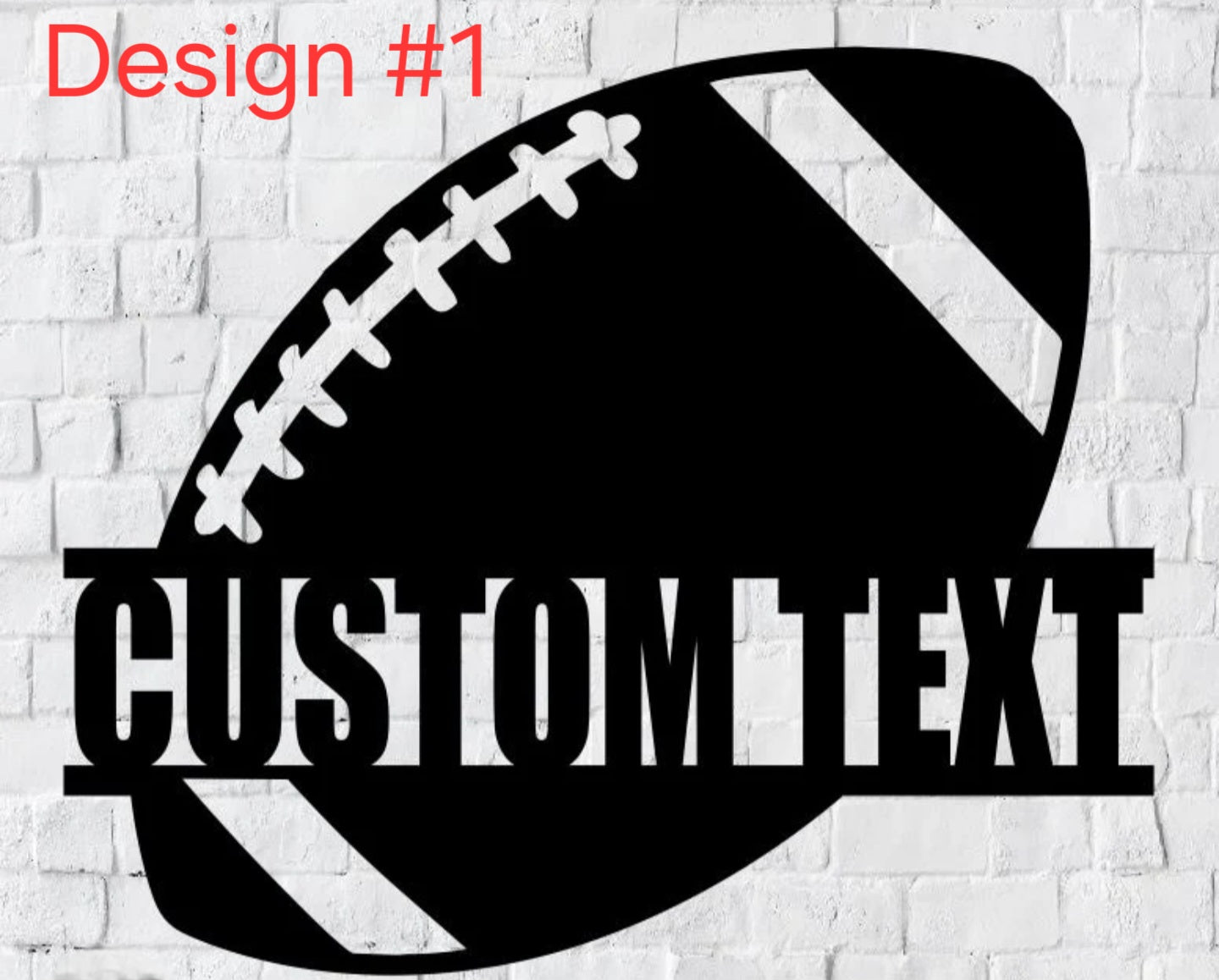 🏈 Football Metal Signs
